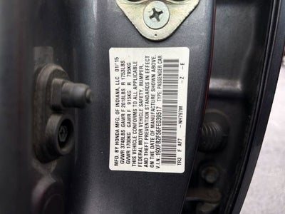 2015 Honda Civic Sedan LX