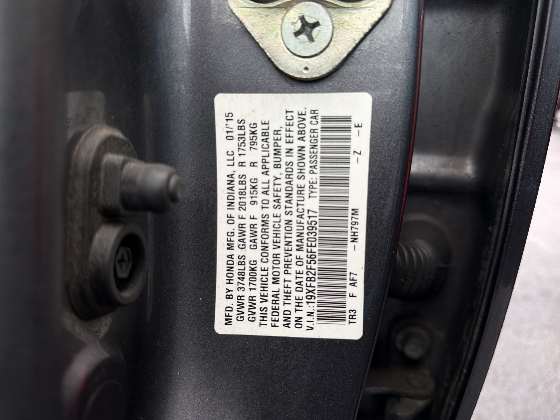 2015 Honda Civic Sedan LX