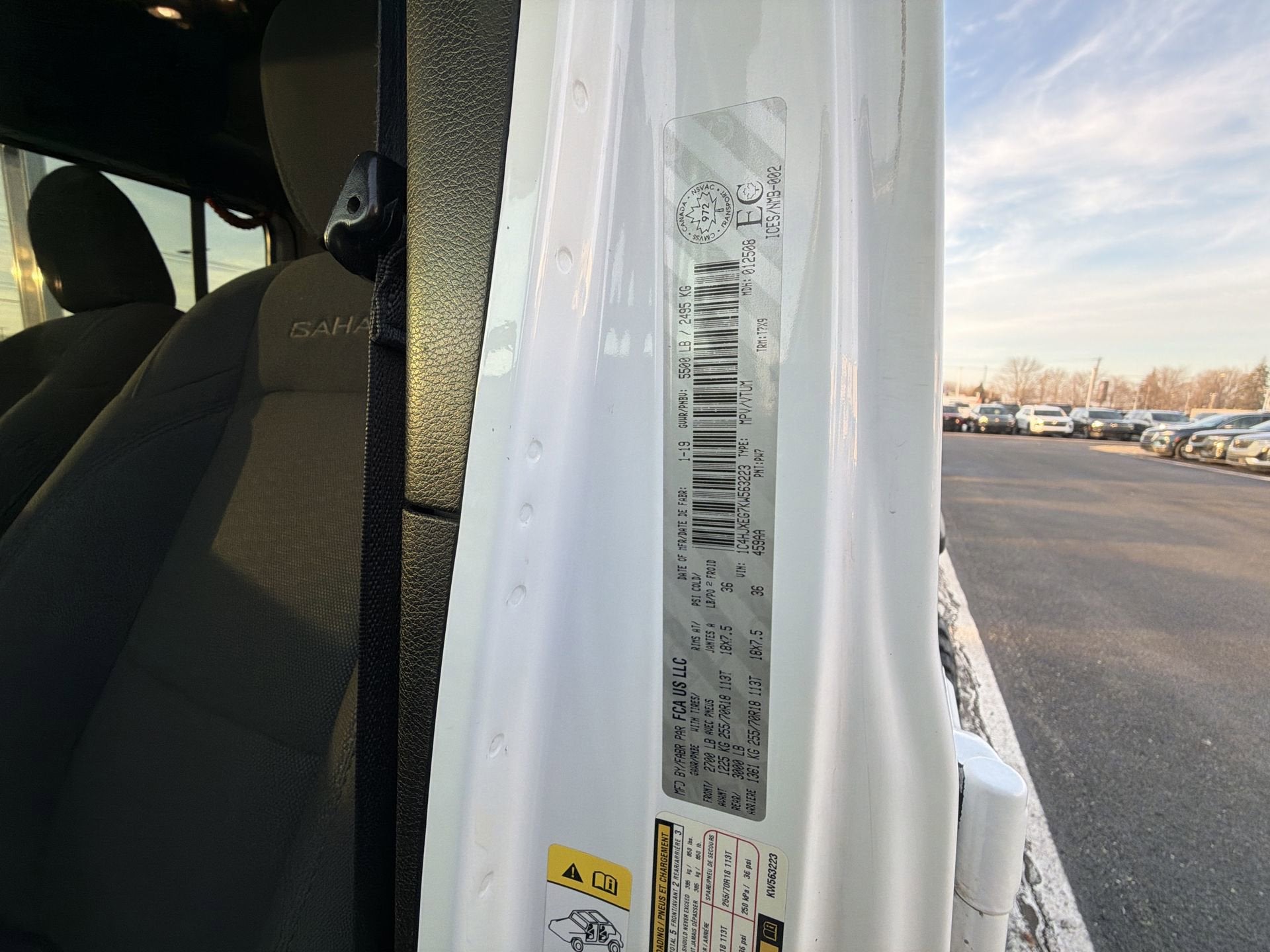 2019 Jeep Wrangler Unlimited Sahara