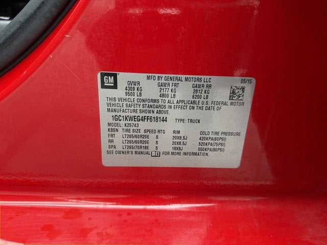 2015 Chevrolet Silverado 2500 HD LTZ