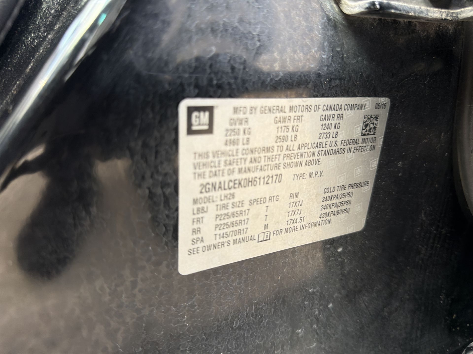 2017 Chevrolet Equinox LT