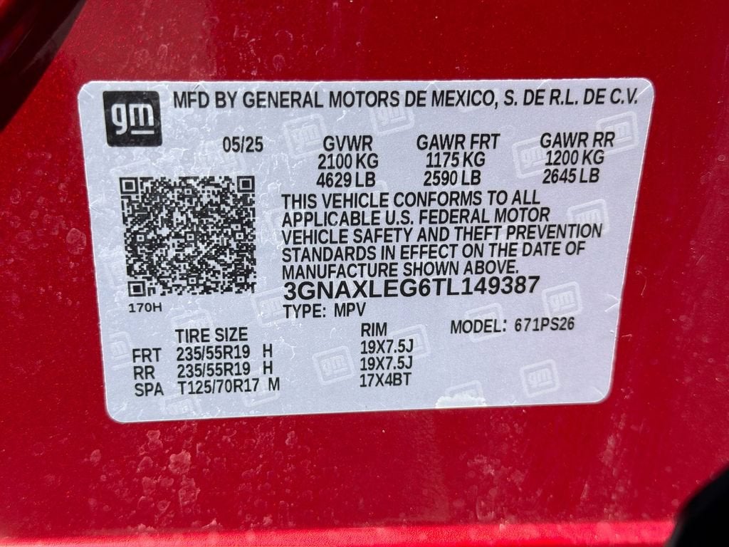 2026 Chevrolet Equinox RS