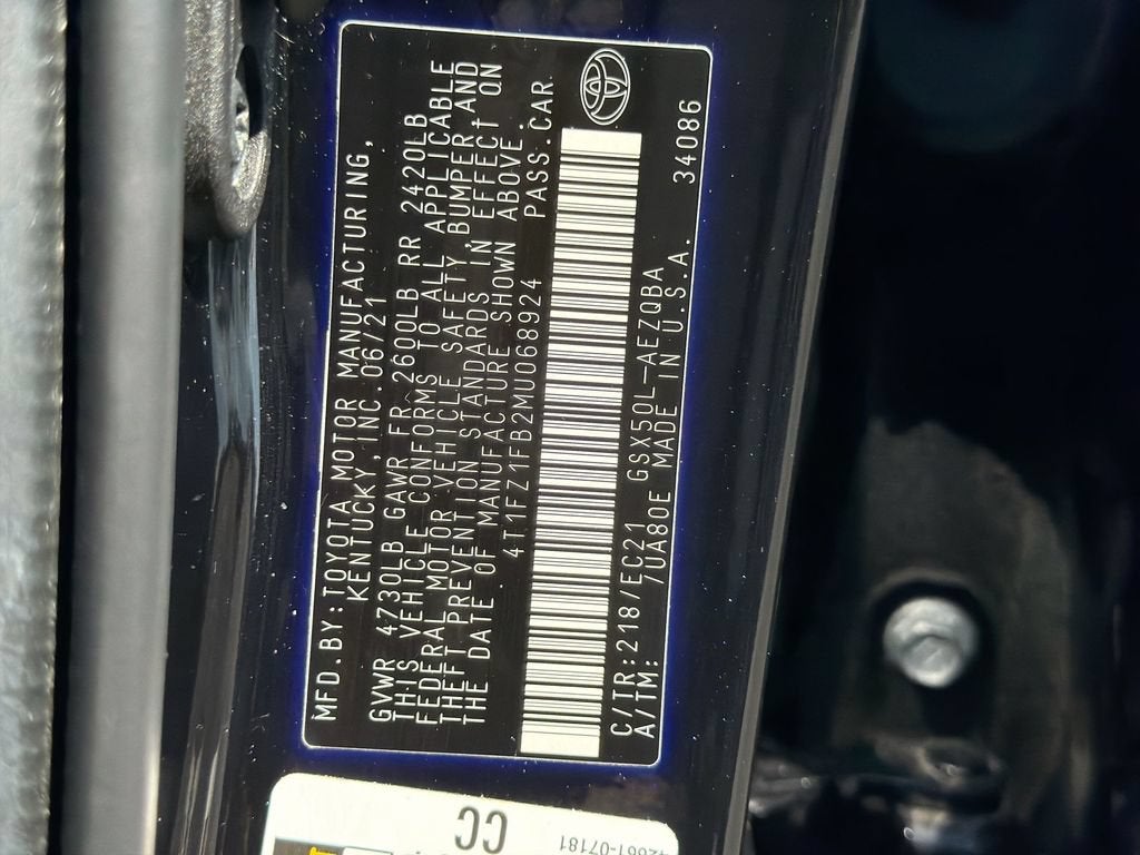 2021 Toyota Avalon TRD