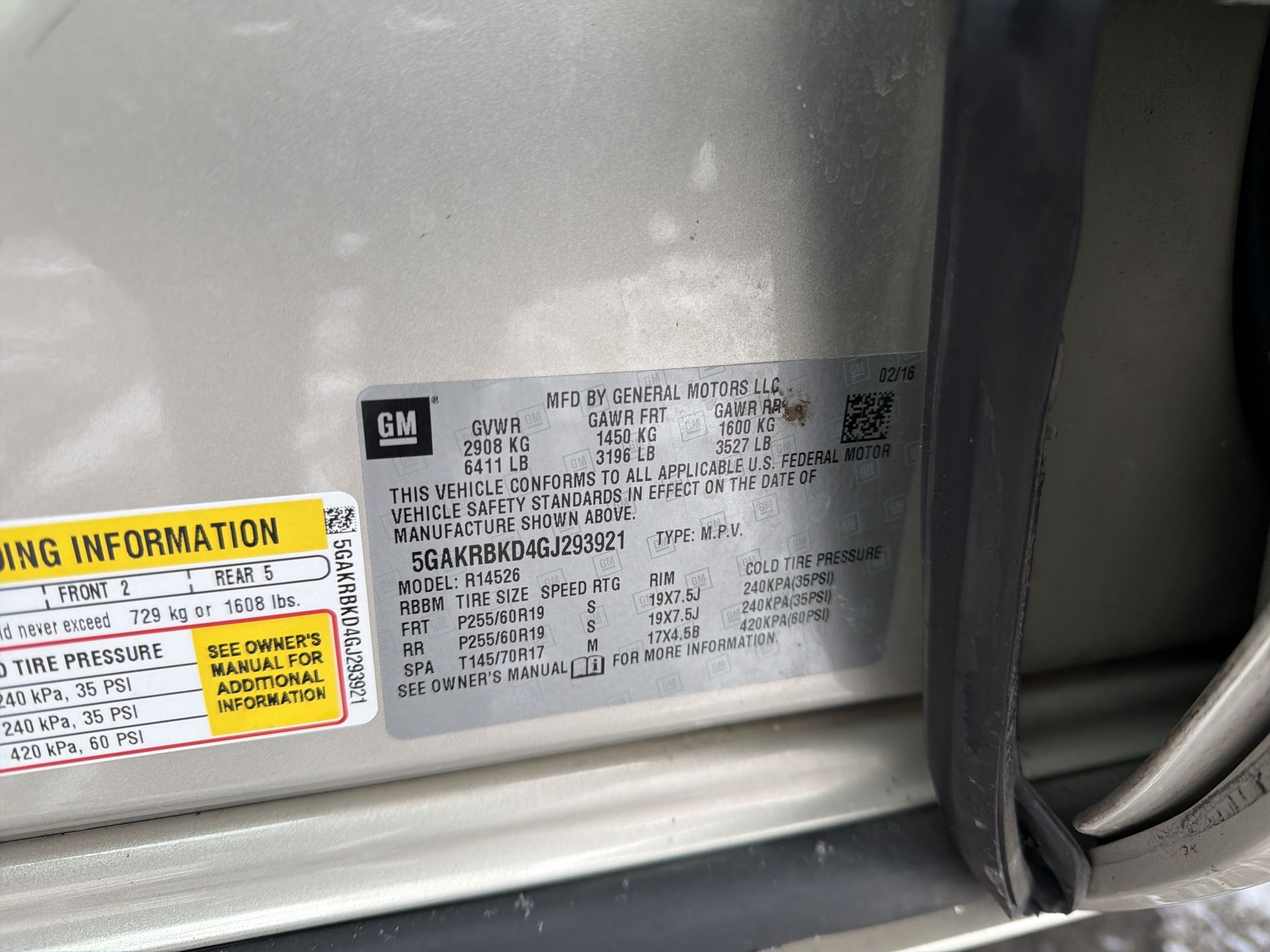 2016 Buick Enclave Leather