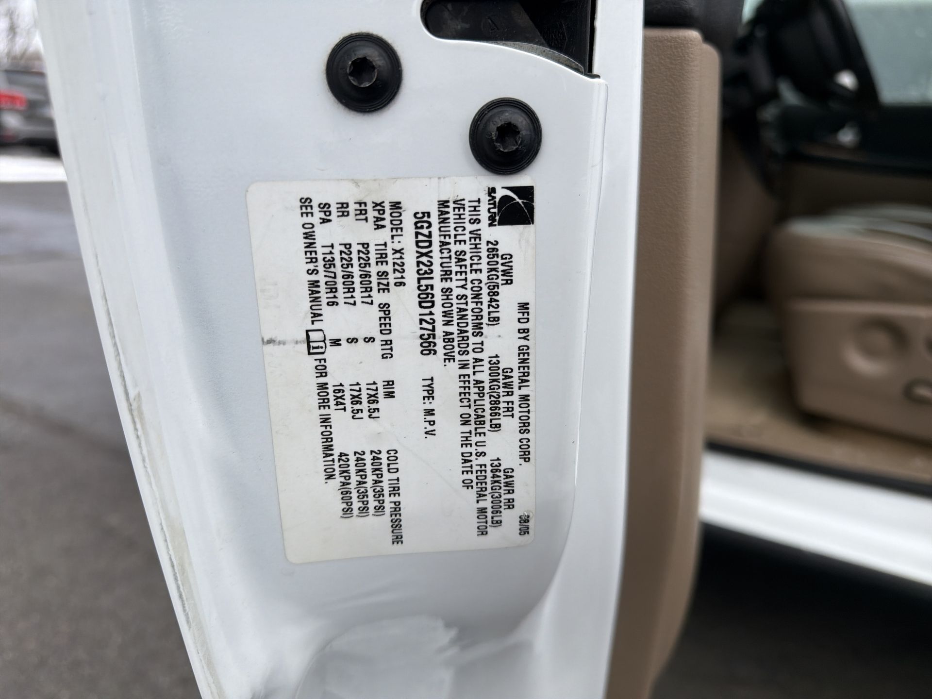 2006 Saturn Relay 3 AWD